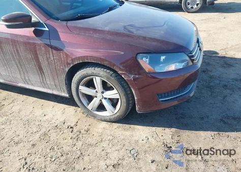 2012 Volkswagen Passat 2.5L Se from USA, damaged, VIN 1VWBH7A39CC093636